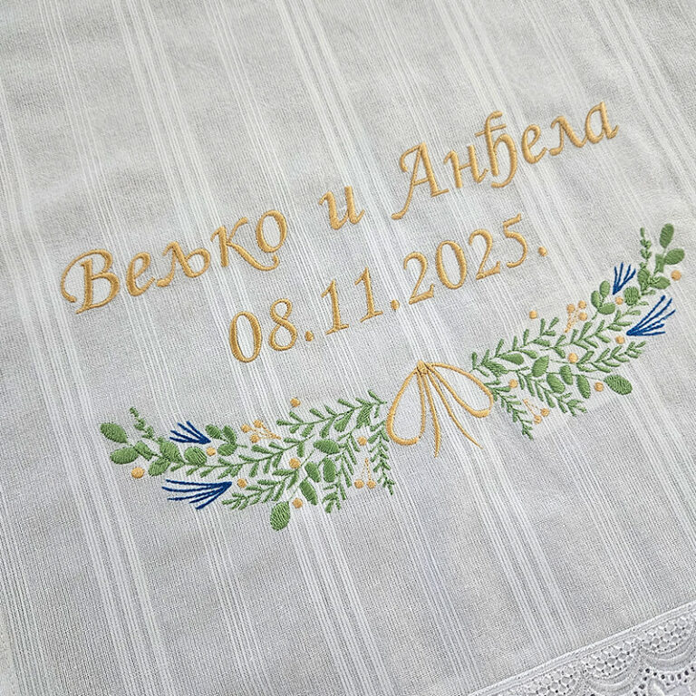 Platno za venčanje – svadbeni venac