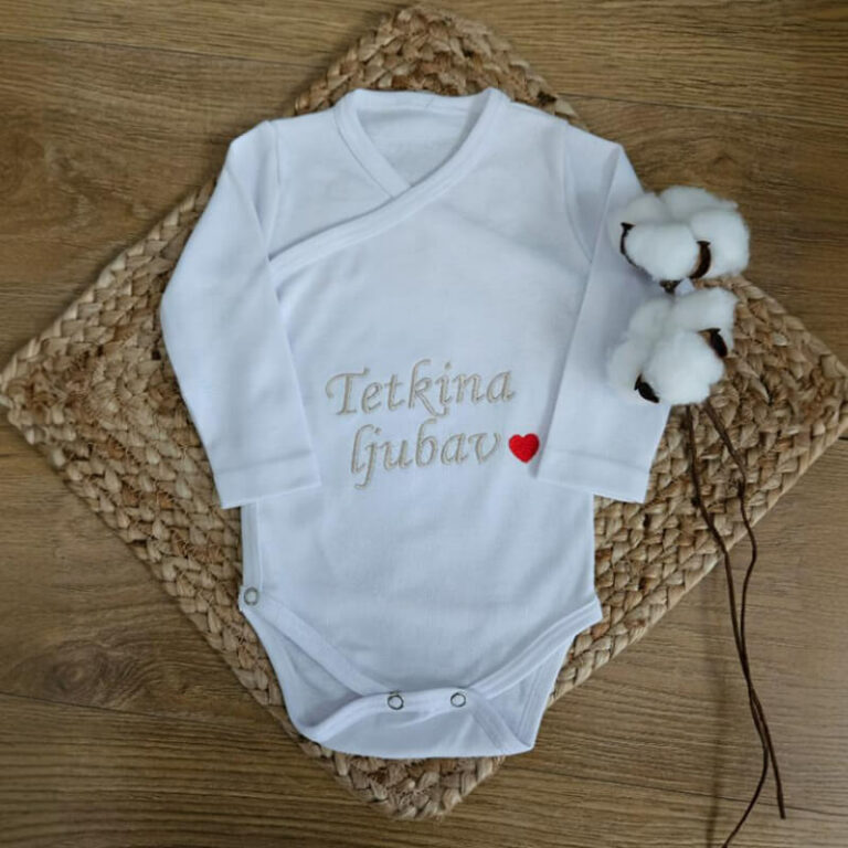Bodi za bebe sa vezom – Svečana Platna