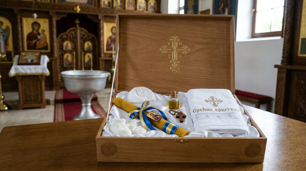 Šta sve ide u set za krštenje: platno, peškir, sveća i marama